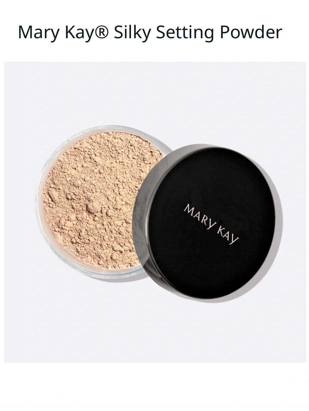 NIB Mary Kay Silky Setting Powder - LIGHT MEDIUM IVORY MATTE